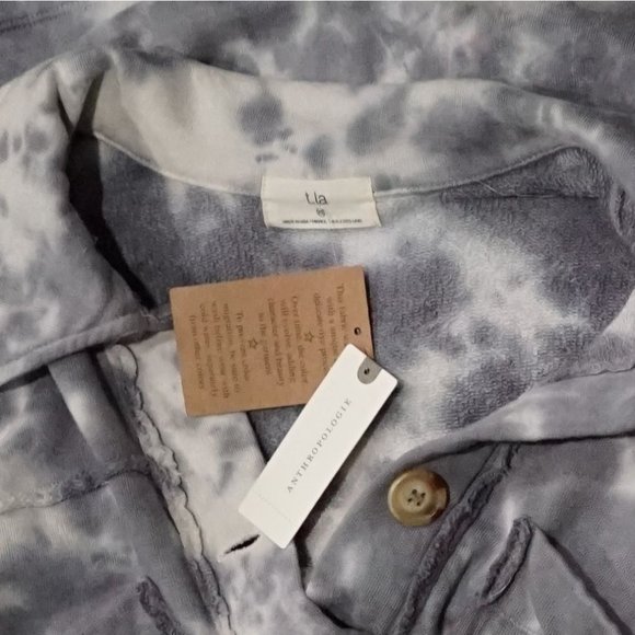 Anthropologie t.la Nika Cropped Shirt Jacket - Picture 5 of 9